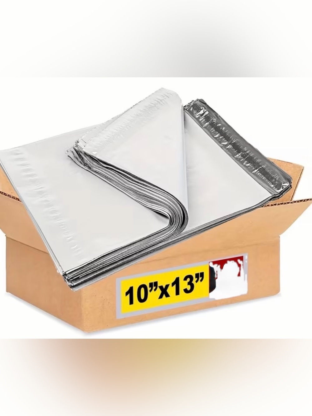 (20) 10 x 13 waterproof Poly Mailers, Durable Adhesive Shipping Bags